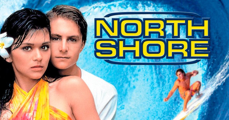 cartel de la pelicula de surf north shore