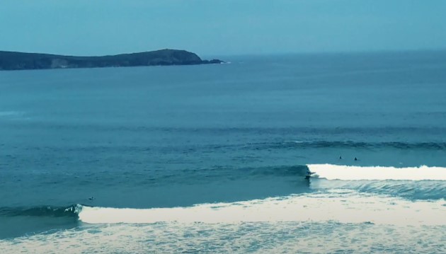 olas de derechas en Valdoviño
